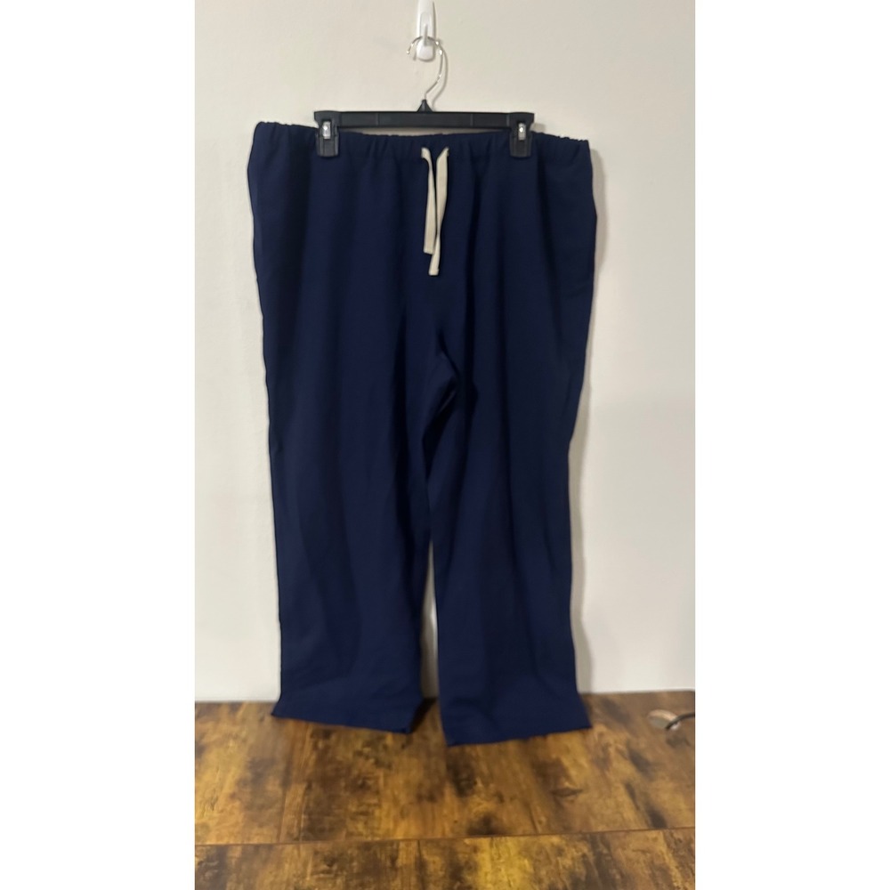 FIGS Navy Blue Drawstring Scrub Pants Medical Uniform Bottoms XL